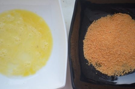 Крученики из свинины с хурмой 