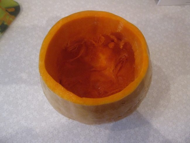 Тыквенный горшочек с рисом и говядиной