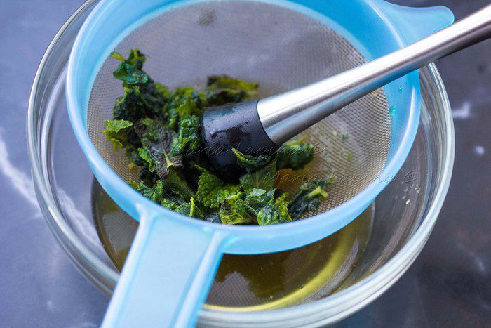 Апельсиновый тирамису с мятным сиропом