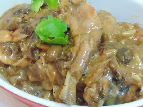 Кролик в кисло-сладком соусе