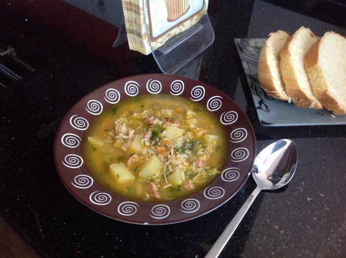 Густой рождественский суп