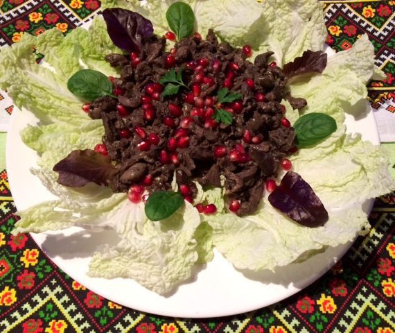 Изображение к рецепту Кучмачи по-грузински из куриных потрохов