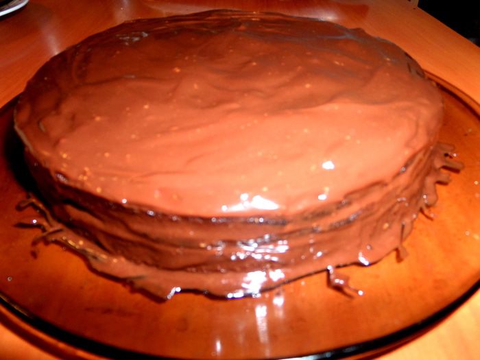 Торт &amp;quot;Шоколадный мусс&amp;quot; (без муки)