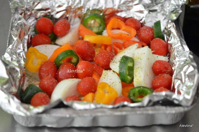 Стейк с томатной сальсой