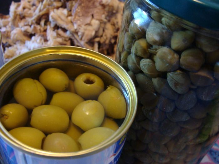 Легкая рыбная солянка