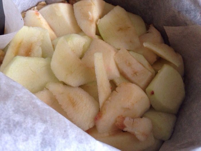 Яблочно-овсяный пирог