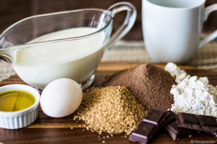 Шоколадный кекс в кружке