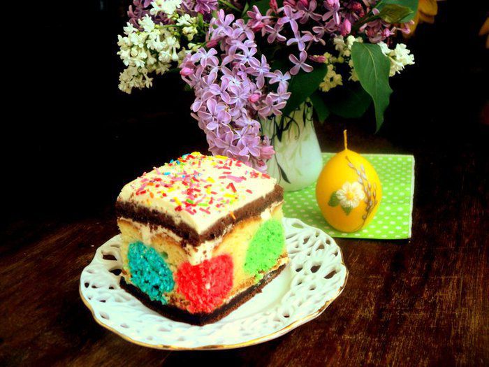 Пляцок пасхальный «Писанки»