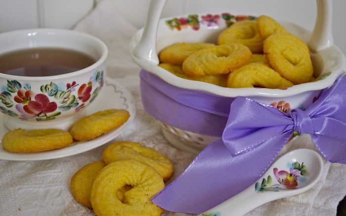 Нежное печенье &amp;quot;Мелига&amp;quot; (paste di meliga) 