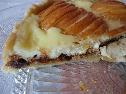 Грушевый пирог с шоколадом