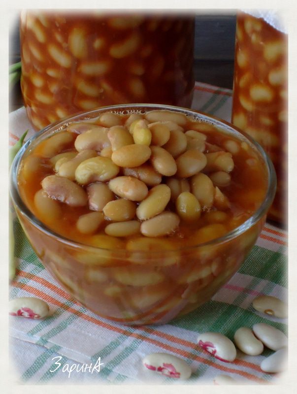 Фасоль в томатном соусе