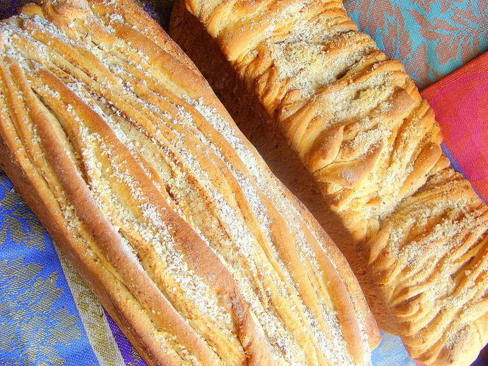 Молочный хлеб из цельнозерновой муки