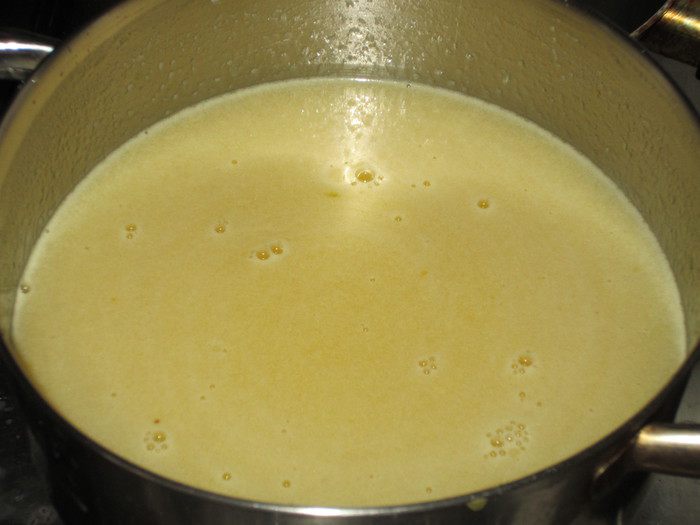 Блинный торт с лимонным курдом