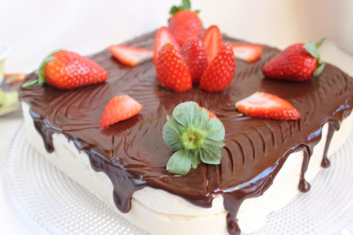 Торт &amp;quot;Птичье молоко&amp;quot; с начинкой