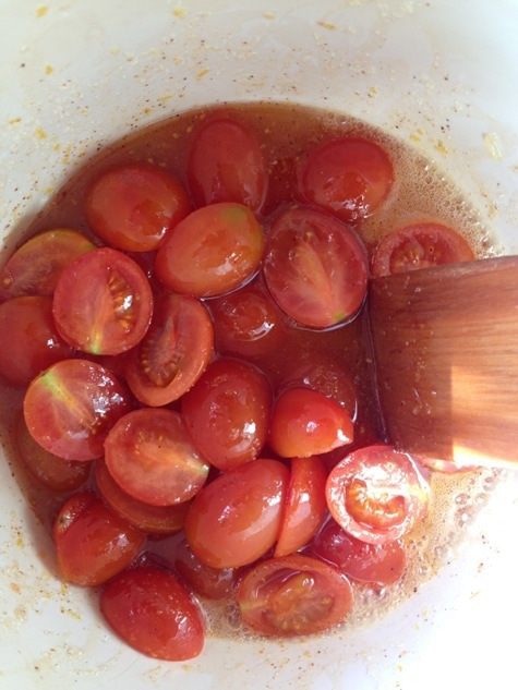 Джем из помидоров черри с лимоном и перчиком чили 