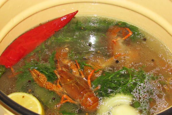 Раки вареные