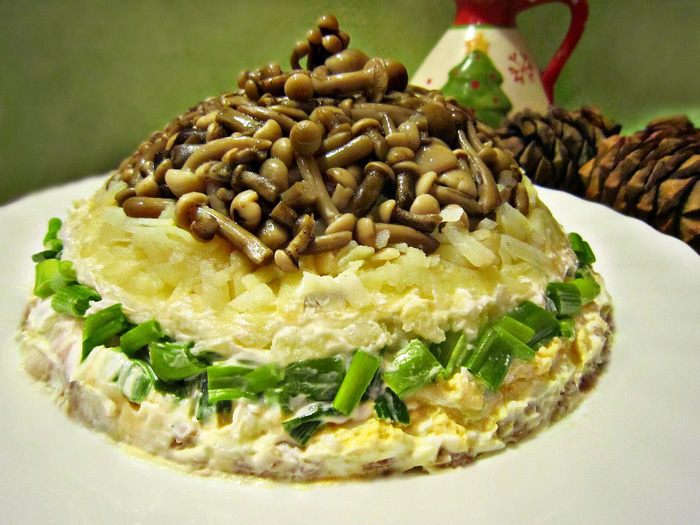 Салат &amp;quot;Грибная поляна&amp;quot;