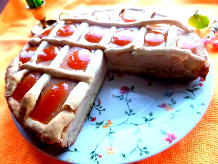 Банановый пирог на песочной основе