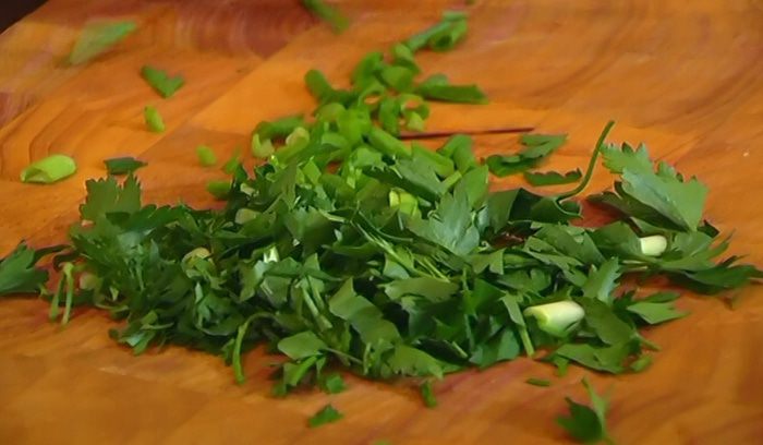 Трехцветный омлет 