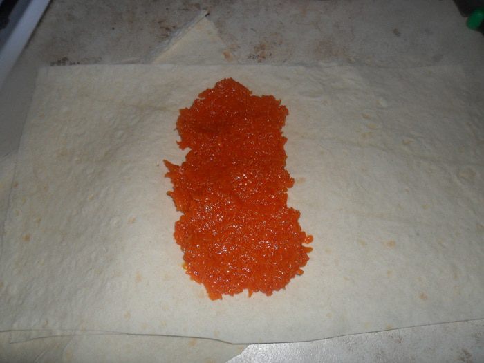 Тыква в лаваше