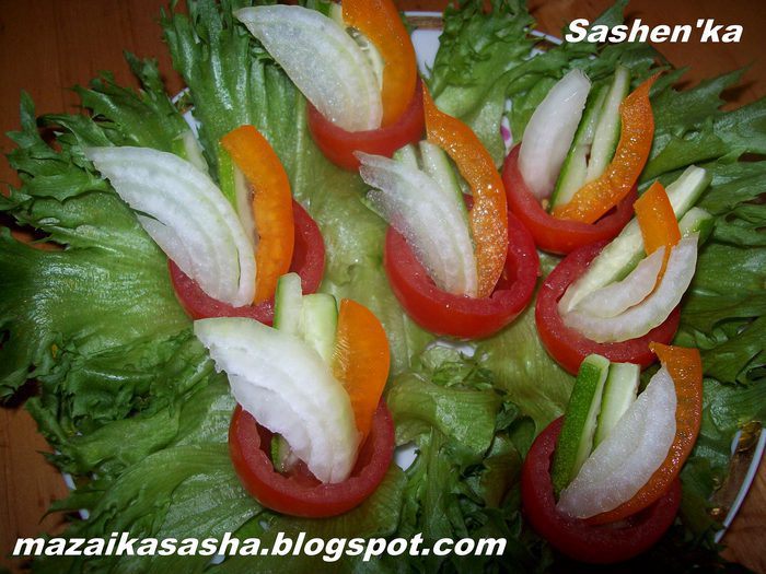 Салат &amp;quot;Греческий&amp;quot; фуршетный вариант