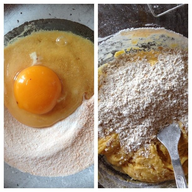 Быстрое бисквитное печенье на киселе