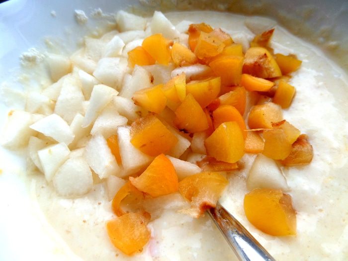 Оладьи с фруктами &amp;quot;Ассорти&amp;quot;