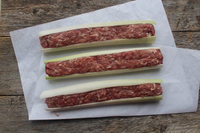 Люля-кебаб в порее