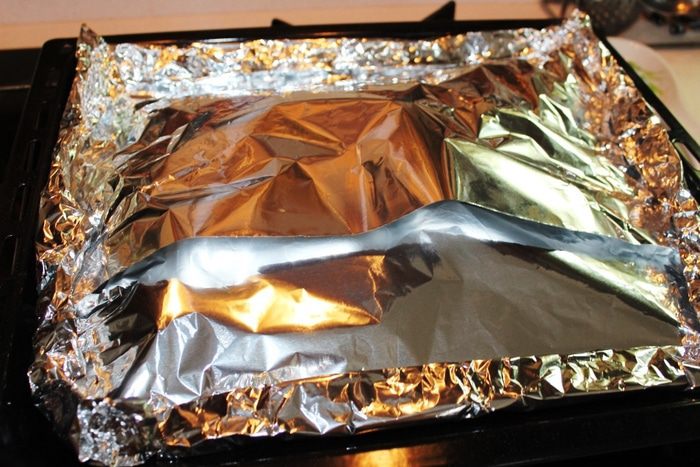 Баранья нога в апельсинах