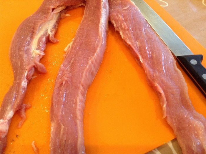 Вырезка под сыром