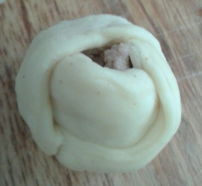 Пирог с мясом и рисом