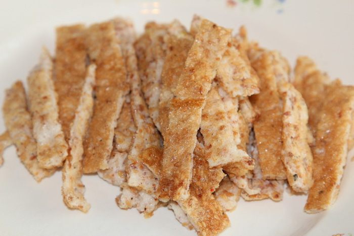 Овощной суп с белково-кунжутным омлетом