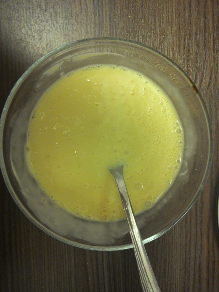 Фунчоза по-корейски с омлетом