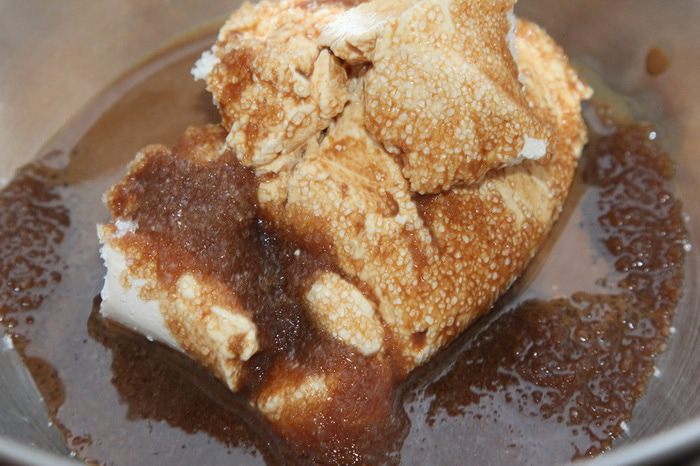 Кофейно-творожный мусс