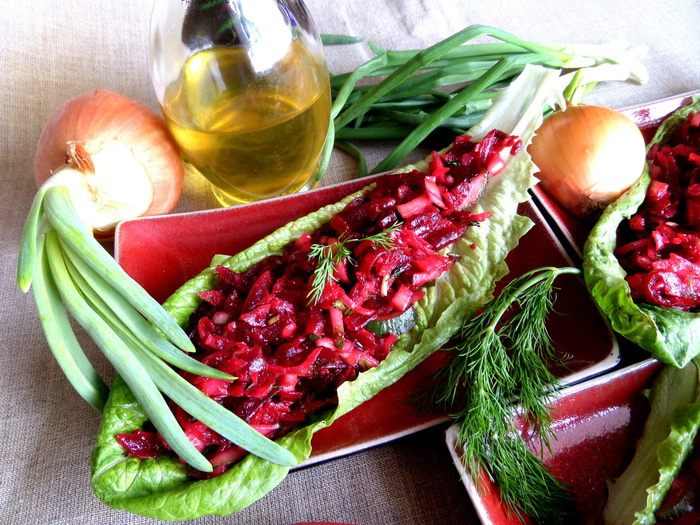 Свекольный салат &amp;quot;Лодочки&amp;quot;