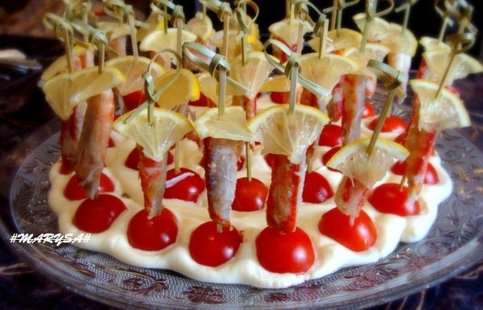 Закуска из крабов