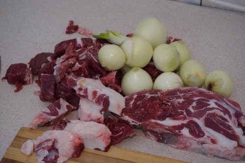 Пельмени из бараньего фарша