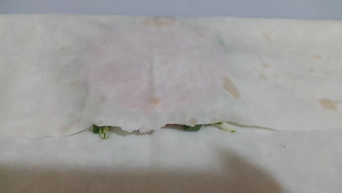 Лаваш с сыром и зеленью