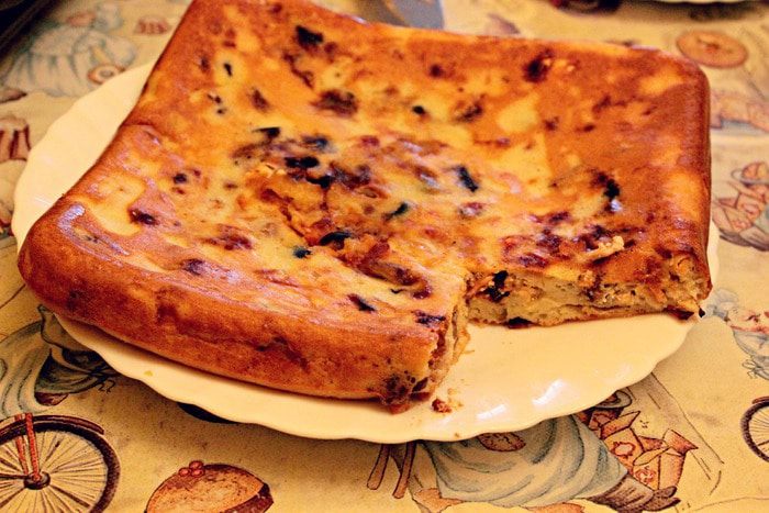 Пирог &amp;quot;Пестрый&amp;quot; на кефире