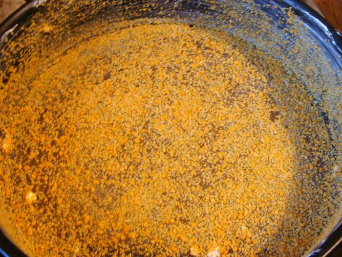 Мясной пирог с моцареллой на картофельном тесте