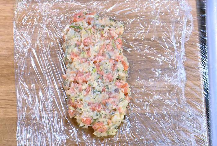 Рыбные пальчики с яйцом пашот 