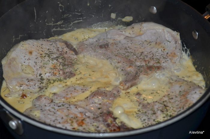 Свиные котлеты с горчицей 