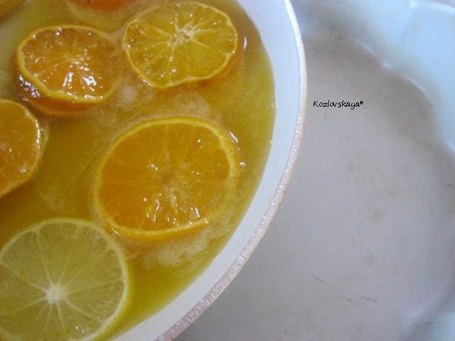 Цитрусовый пирог-перевертыш