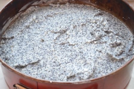 Немецкий маковый творожник