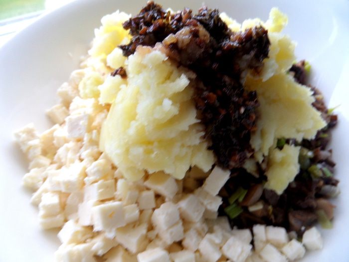 Пирог с грибами (из лаваша)