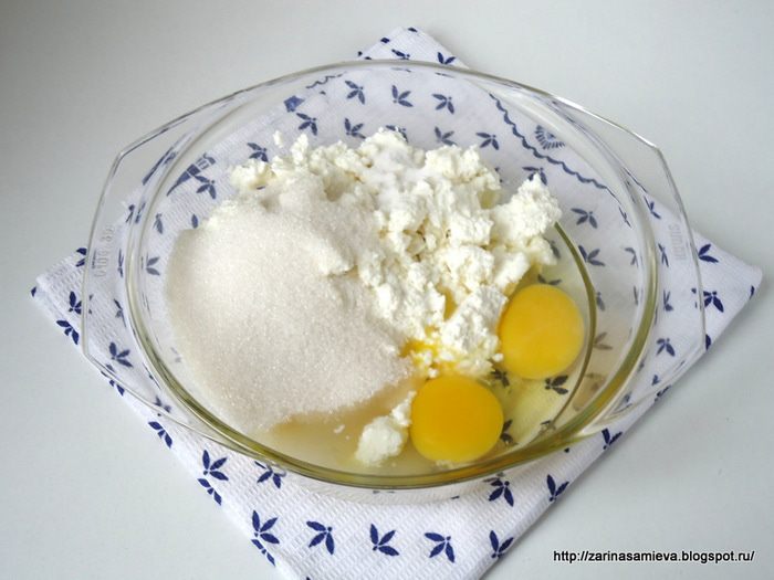 Вареники творожные с ванильно-тимьяновым соусом