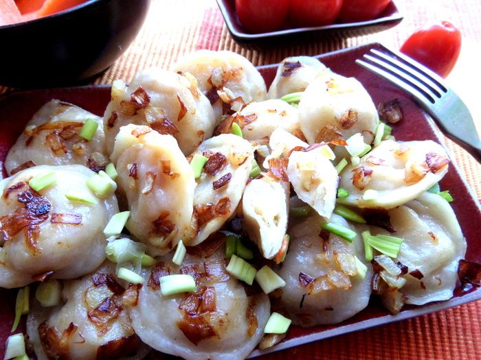 Вареники с картошкой (постные)