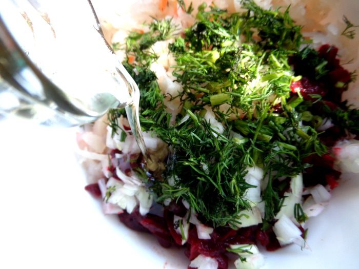 Свекольный салат &amp;quot;Лодочки&amp;quot;