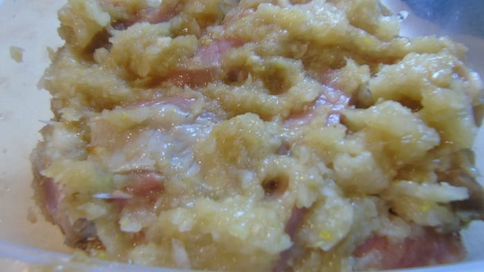 Шашлык в терияки и луке