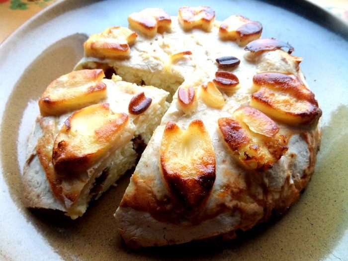 Творожник на блинах &amp;quot;Хризантема&amp;quot;